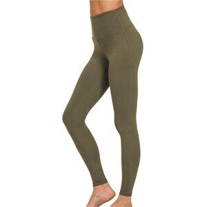 Zenana‎ Premium Microfiber Wide Waistband Leggings
